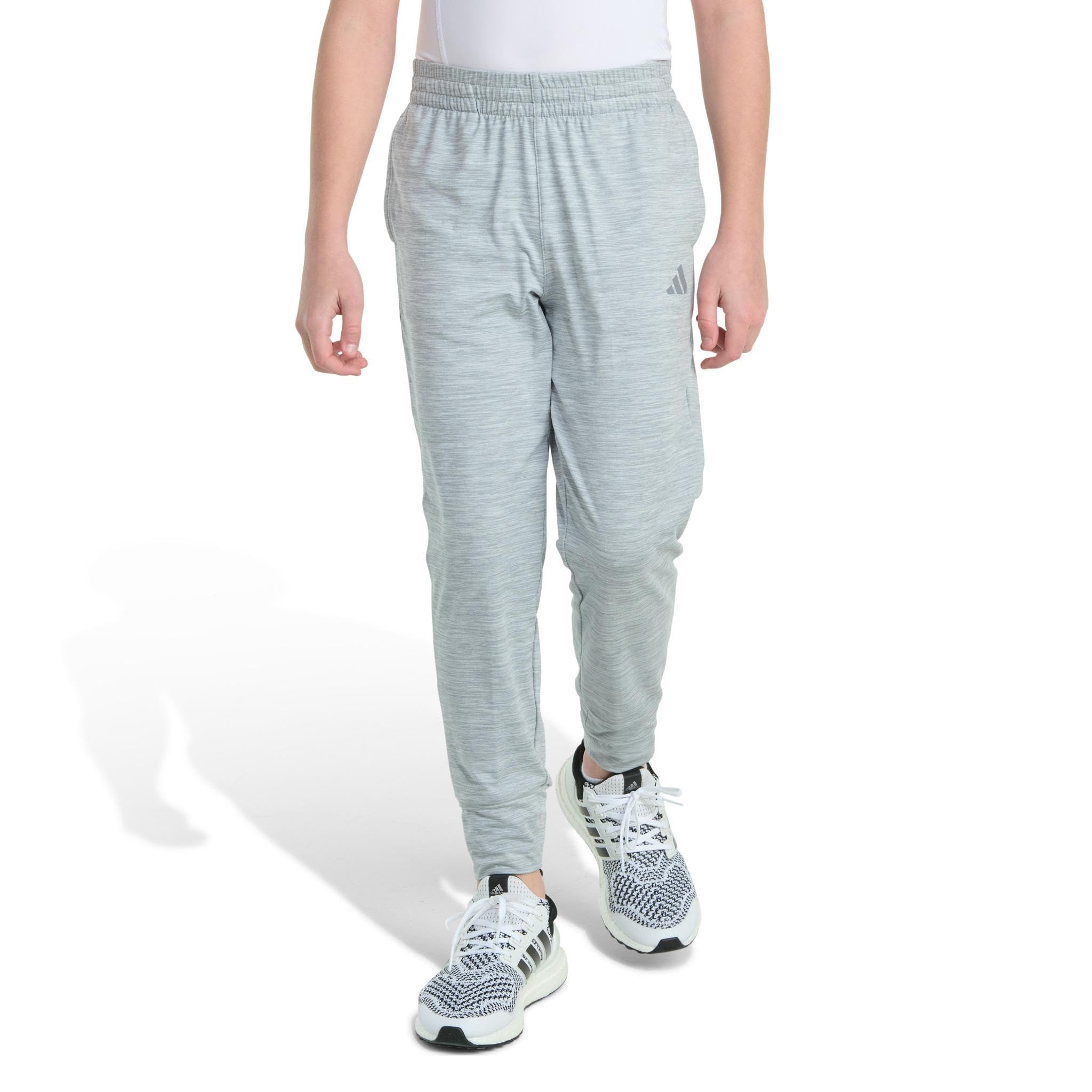 adidas Boys All Sport Jogger, Halo Silver Heather, M (10/12)