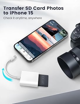 Trail Camera USB C SD Card Reader, ChiaoPio 2 in 1 USB-C to Memory Card Adapter with SD MicroSD Dual-Slot Compatible with iPhone 15 iPad Mac MacBook Pro/Air/Mini Samsung Android Laptop