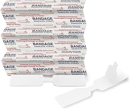 120 pcs Sterile Wound Butterfly Closure Bandage Strips Butterfly Adhesive Wound Bandages for Small Wound