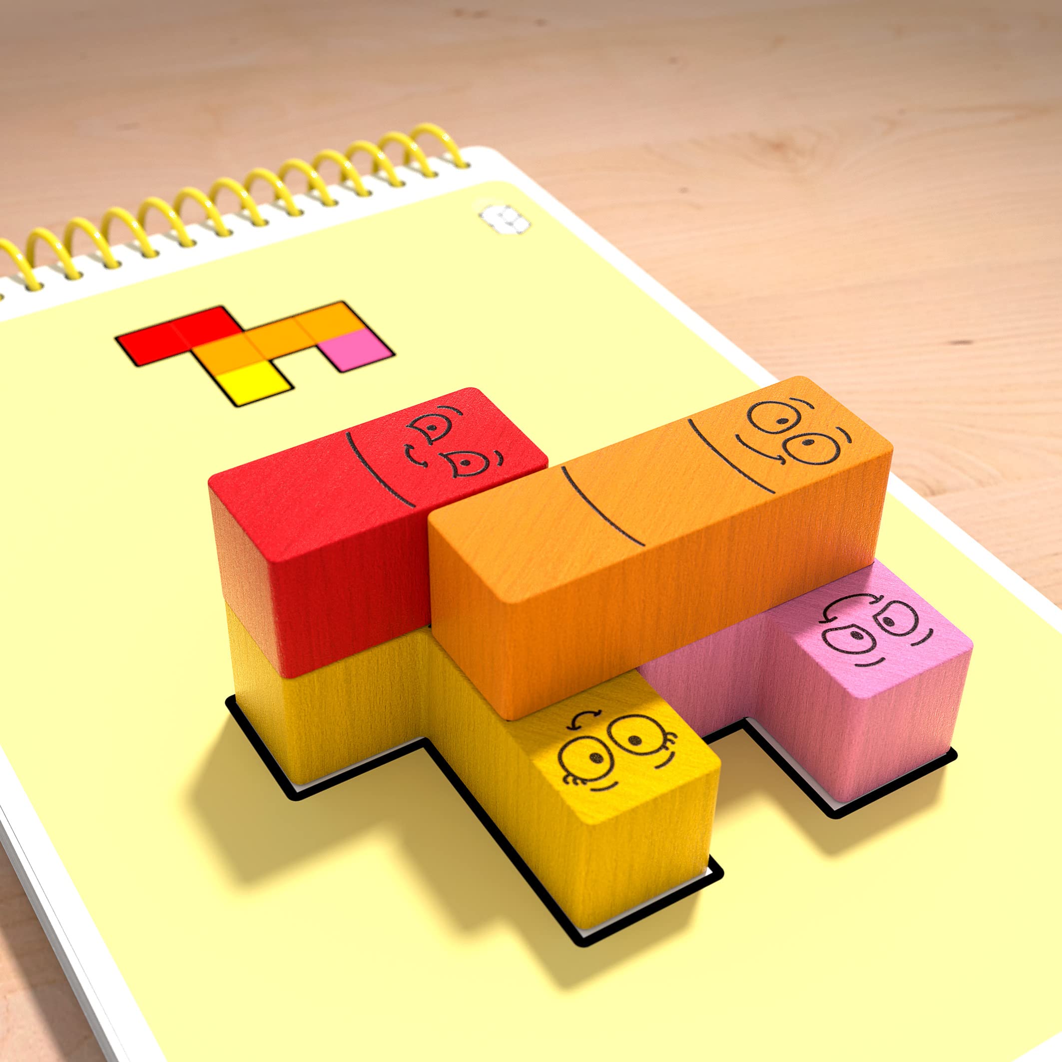 HABA 306820 - Logic! Games - Gusi & Co, Jeu Enfant en Solitaire de Logique, Autocorrecteur - Plus de 5 Ans