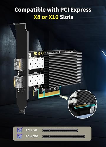 Vista 41 de NICGIGA Adaptador de red PCIe 2.5G Base-T, Realtek RTL8125B 2.5Gbps/1Gbps/100Mbps Tarjeta de red Gigabit PCI Express Convertir a Ethernet RJ45