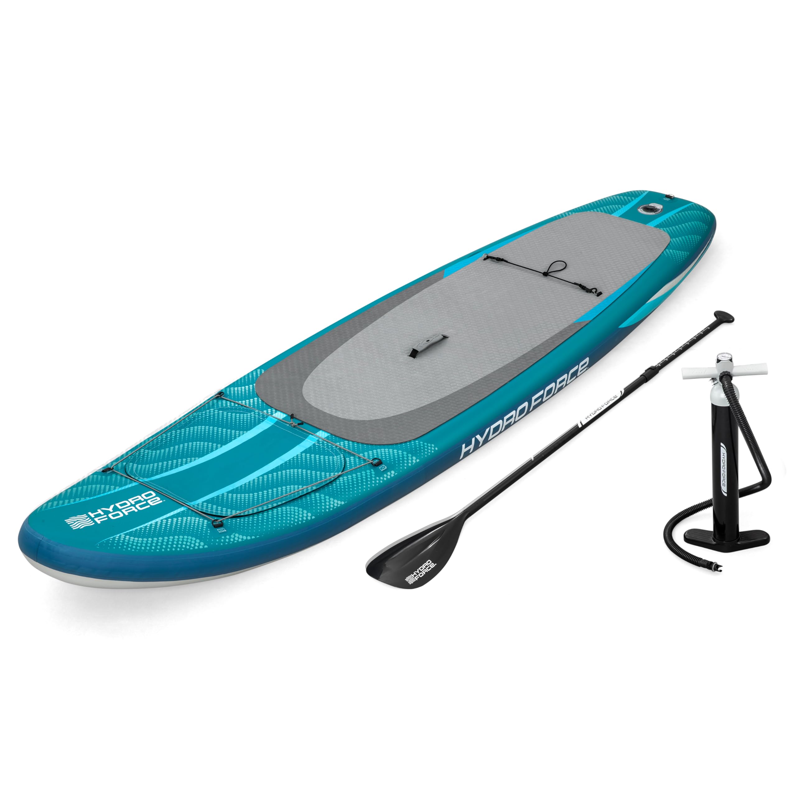 Bestway 6532H Set da SUP Hydro Force Aqua Drifter View con finestra incorporata 3,35 m, azzurro