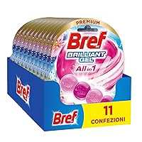 Bref Brilliant WC Forza Floreale, 11 pezzi