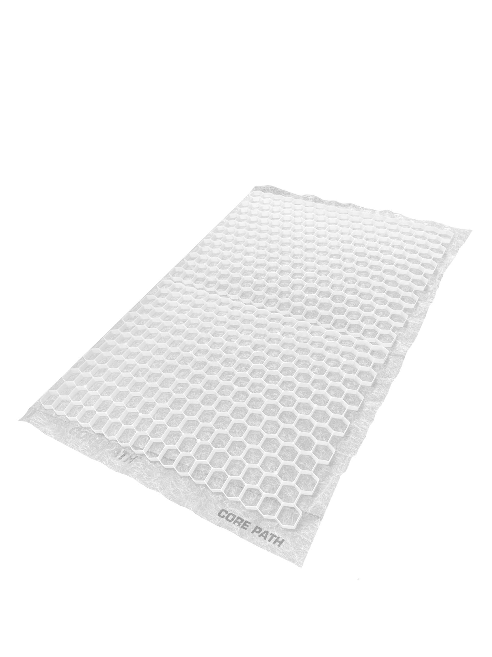 CORE PATH PRO 45-20 | Gravel Grid Protection Mesh, Gravel Stabiliser Grids, Plastic Gravel Mats, Garden Grid Paver for Greenhouse, Deck, Shed Lawn & Garden Path | [0.92m²] (White) 10 Pack