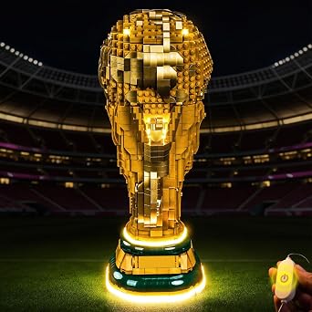 LocoLee Update Light kit Compatible with Lego FIFA World Cup Official Trophy - No Actual Model Only Lights, LED Lighting Accessories Compatible with Lego 43020 Customized Version