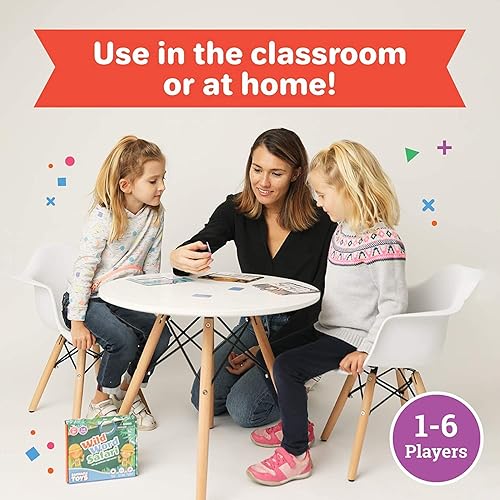 Miniatura 4 de Barnacle Toys Wild Word Safari - CVC Sight Word Reading Games, alternativas de tarjetas flash de fonética primaria para niños, actividades de