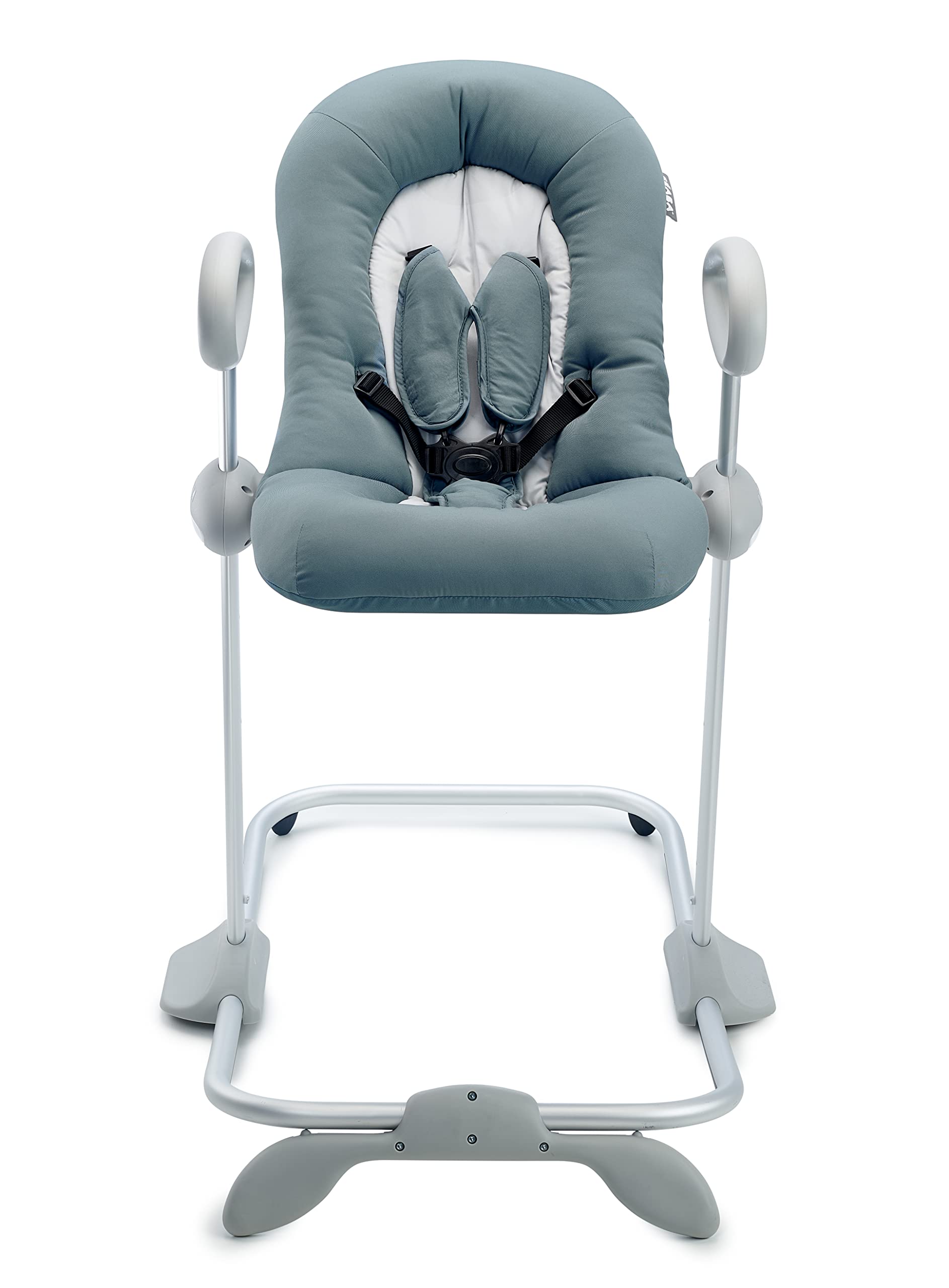 BÉABA, Transat Up & Down IV, Transat Réglable en Hauteur, Unisexe pour Bébé et Enfants, 3 Positions d'Inclinaison, Harnais Sécurité 5 Points, Réducteur de Naissance, Cosy mineral
