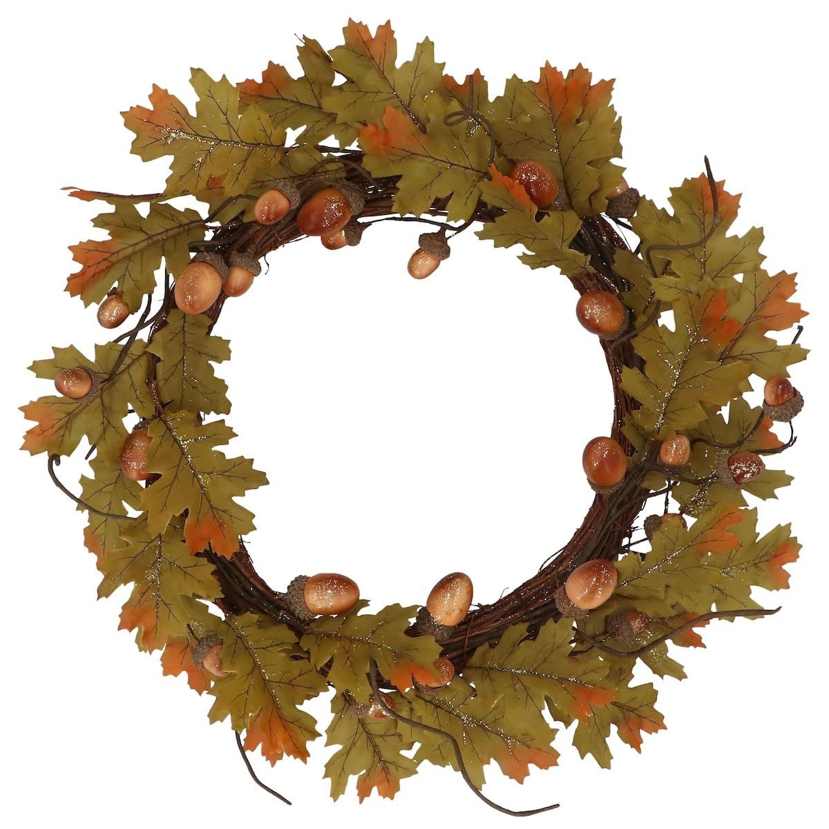 Gisela Graham Multicolor Christmas Decoration Shiny Bell Door Wreath