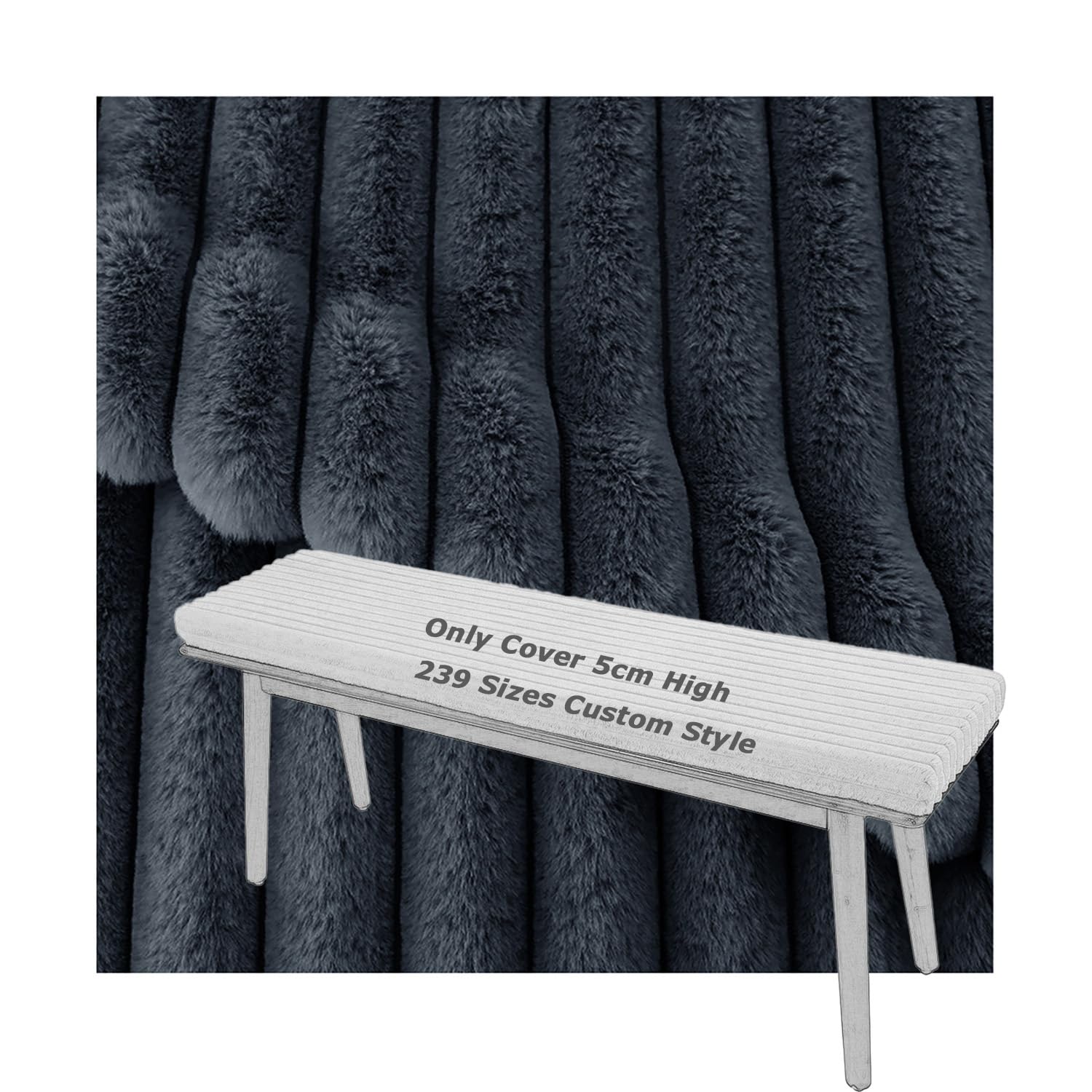 Housses personnalisée de banc pour sublimer votre salon de jardin cet hiver