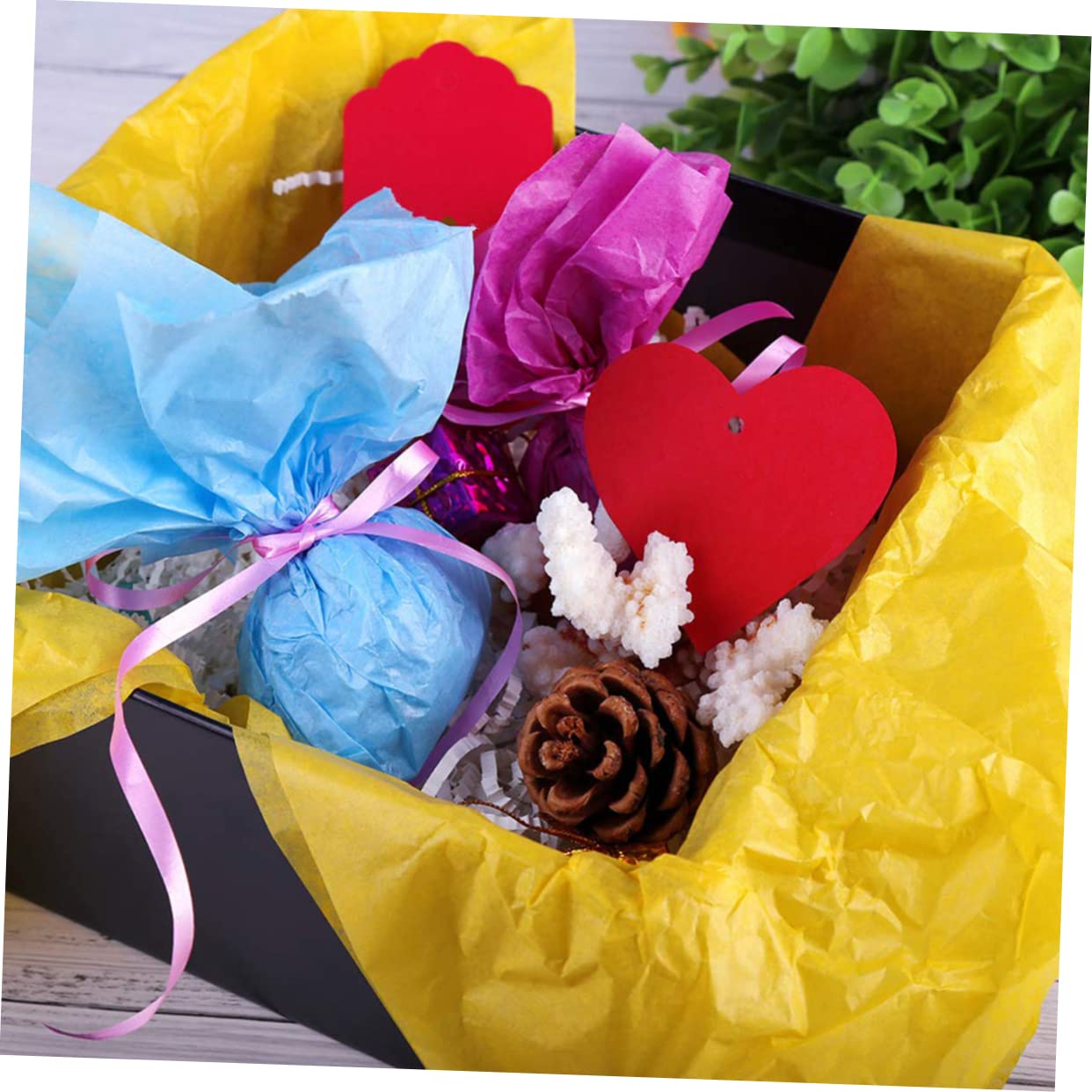 100stücke Farbiges Origami-papier Dünnes Bastelpapier Seidenpapier Kopierpapier Für Junge Mädchen Geschenkpapier Packpapier Für Diverse Projekte