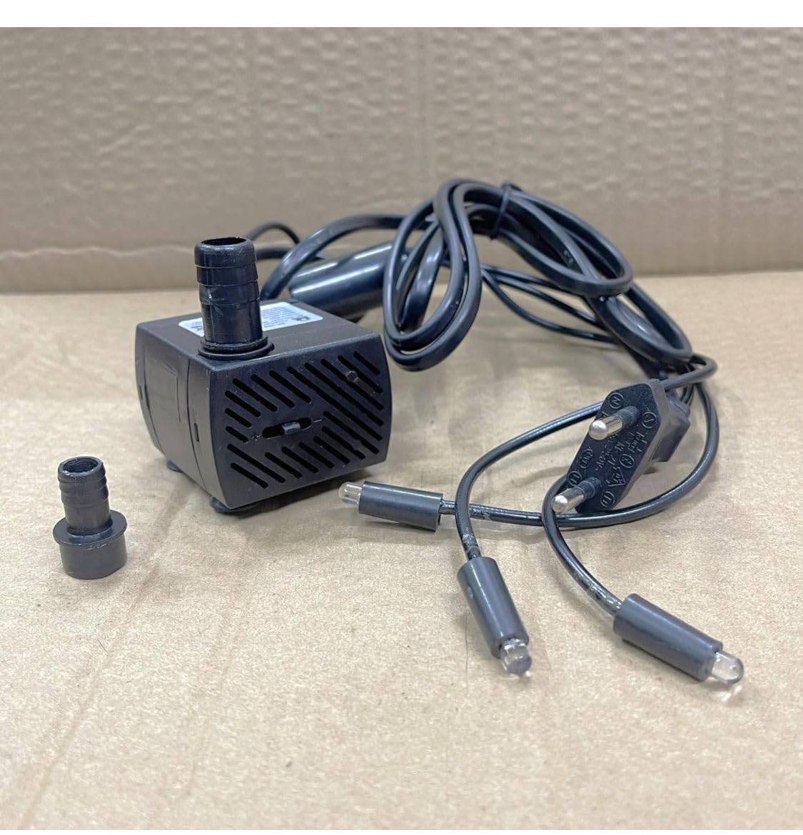 FLOJOY 5Watt 3 LEDS Small Fountain Water Pump For Showpiece/Aquarium with 3 wire led bulb pump head 2-2.4ft (300l/hr) 220V with colour changing effect (RGPBW) with flow control knob (B0D8L67S54) Amazon Price History, Amazon Price Tracker