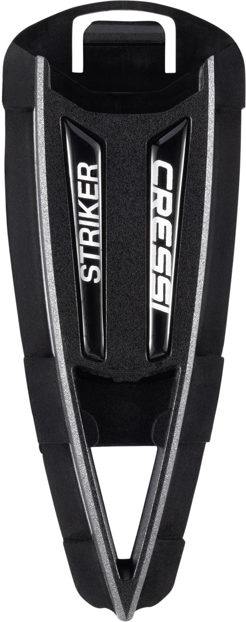 Cressi Striker Knife - Nóż do Nurkowania Striker, Czerwono-Czarny, Ostrze Podwójne 9cm