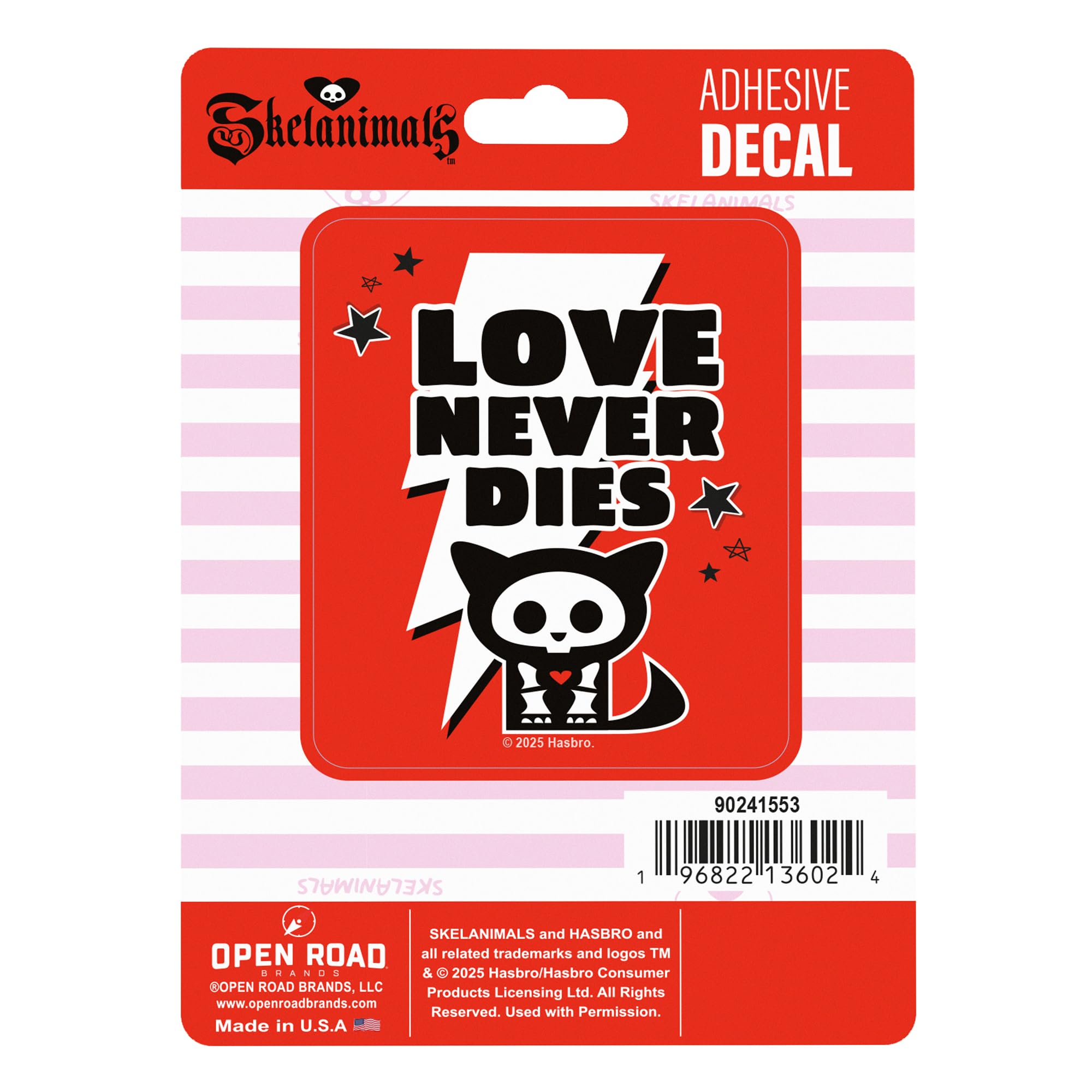 Hasbro Skelanimals Love Never Dies Adhesive Vinyl Decal