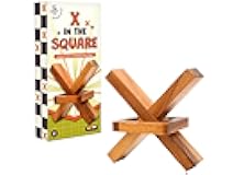 Wooden Brain Teasers for Adults Logic Games Gift Puzzle and Mind Teasers for Kids of The Cross Out Tricky Games Wood IQ Puzzles Challenging to Open Trick Lock