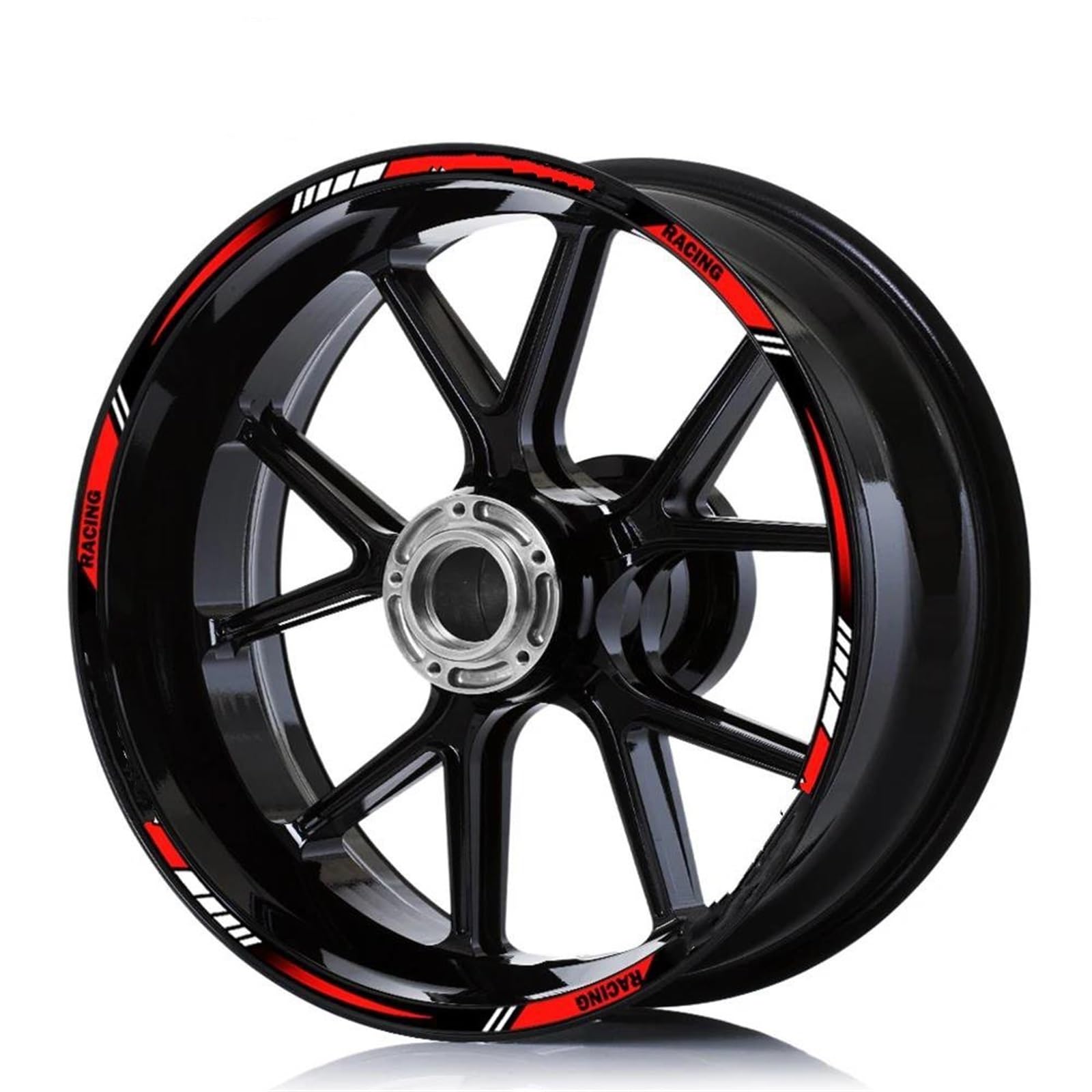 Stickers Motorcycle Wheel Stickers Reflective Decorative Rim for Forza 750 350 for Forza 125 250(Style 1)