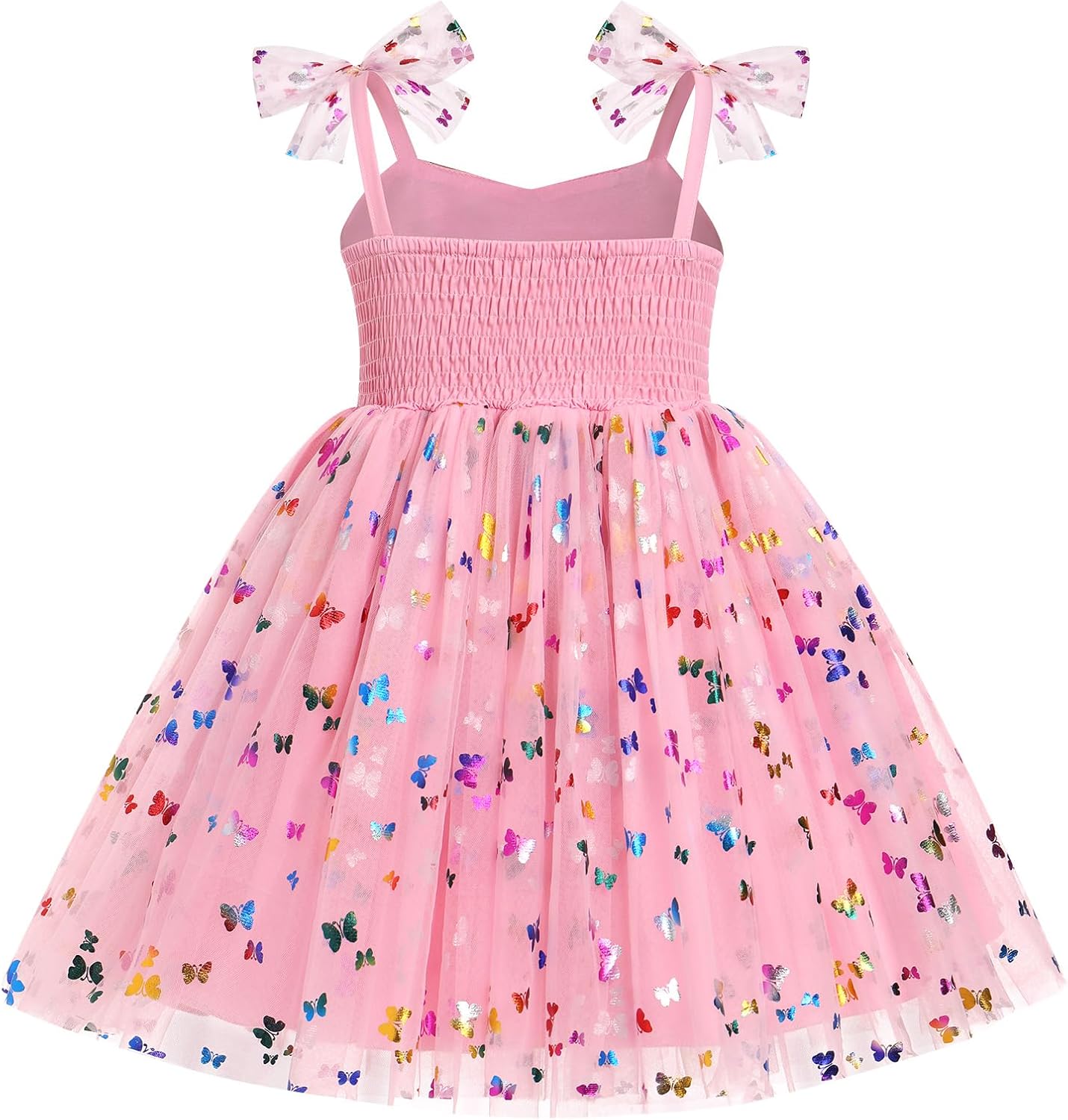 IBTOM CASTLE Toddler Baby Girl Birthday Dress Floral Sequin Tulle Tutu Dresses for Pageant Party Cake Smash Photoshoot - Image 3