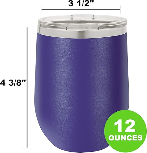 Miniatura 2 de Customized Groomsman/Bridemaids Insulated Stainless Steel 12 Oz Wedding Gift Travel Coffee Double-Walled Wine Tumbler Travelling Car Truck Cup Mug