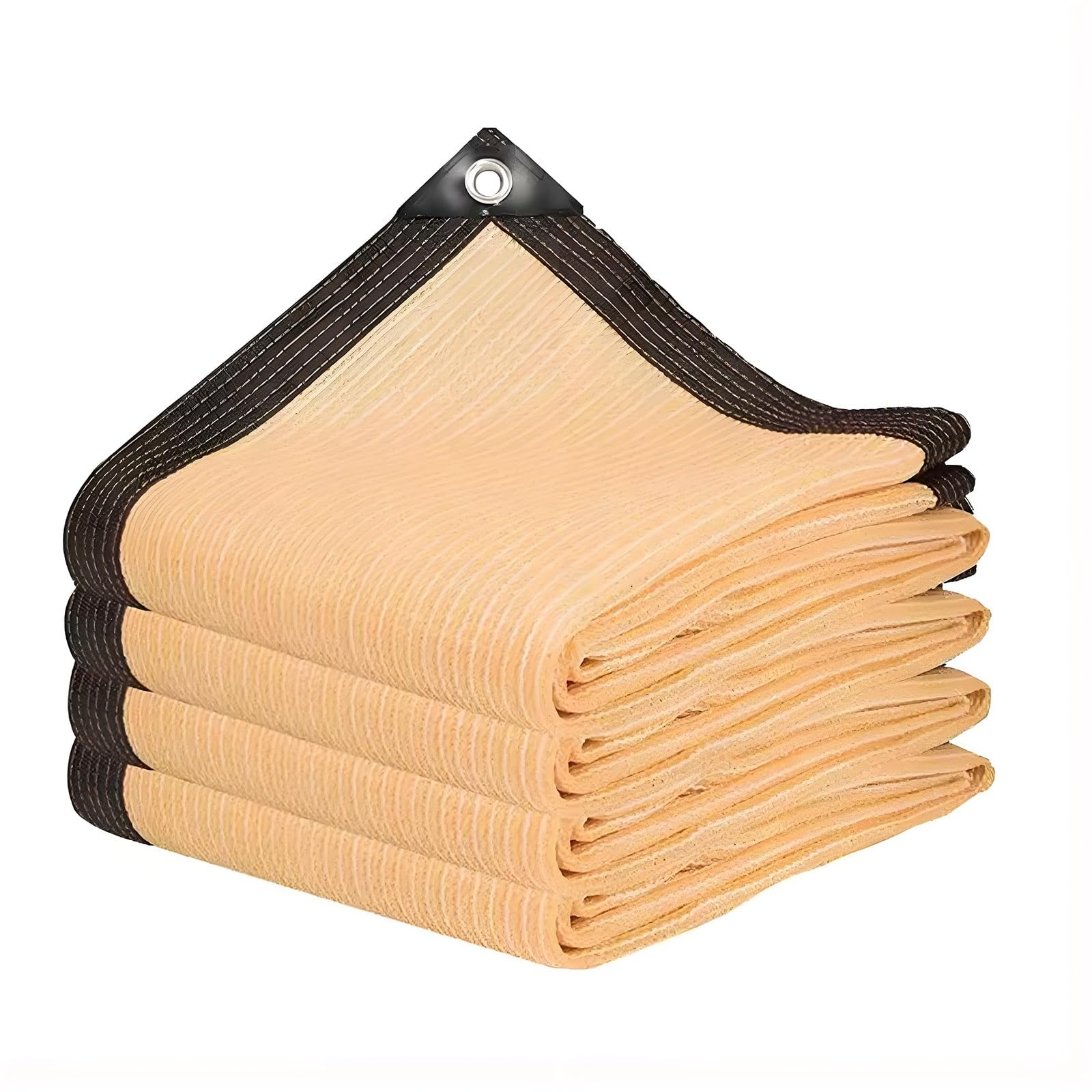 Voile d'ombrage beige pour terrasse et jardin afin de créer un coin de fraîcheur agréable
