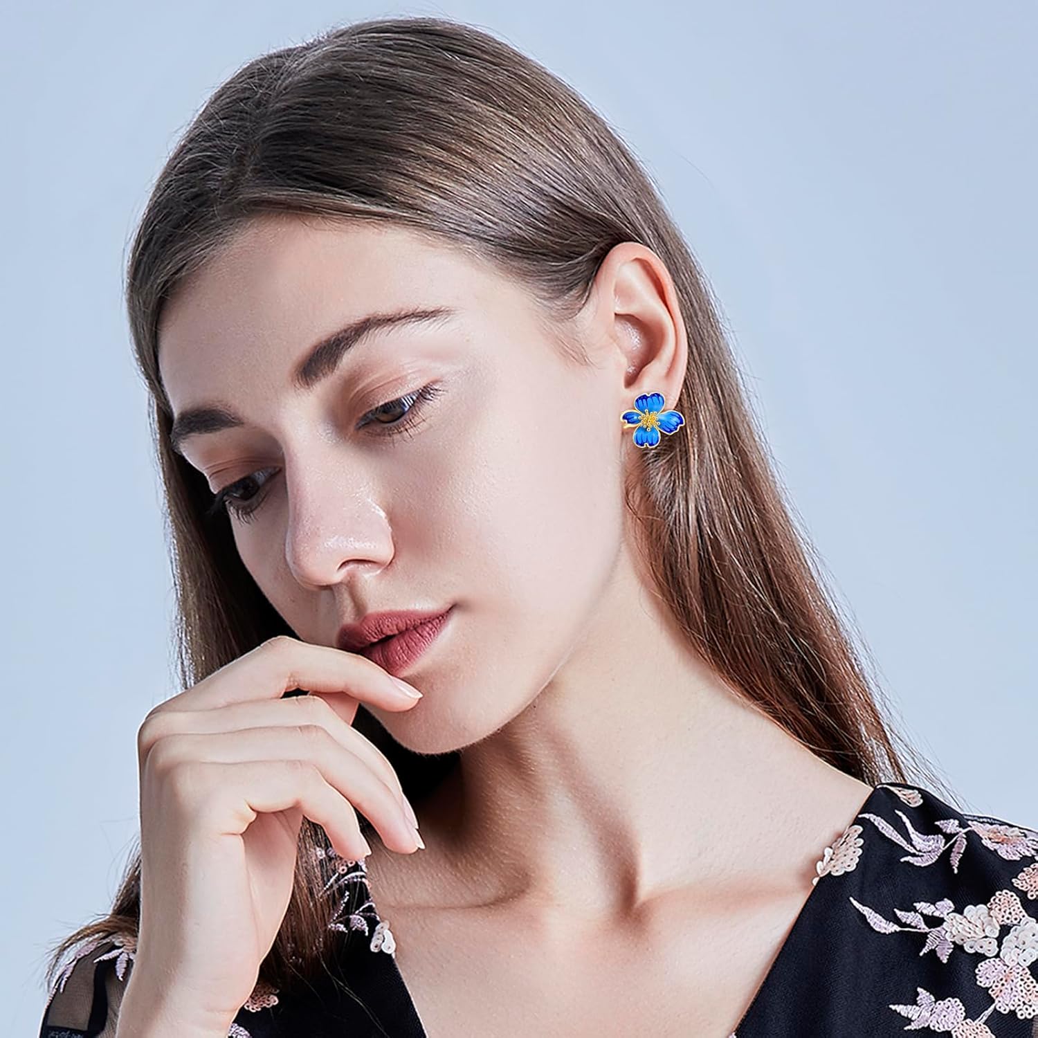 Clip on Earrings Women, 14K Gold Plated Earrings for Sensitive Ears, Fashion Women's Earrings Jewelry Birthday Gift for Wife Grandma Daughter Girls on Christmas Thanksgiving