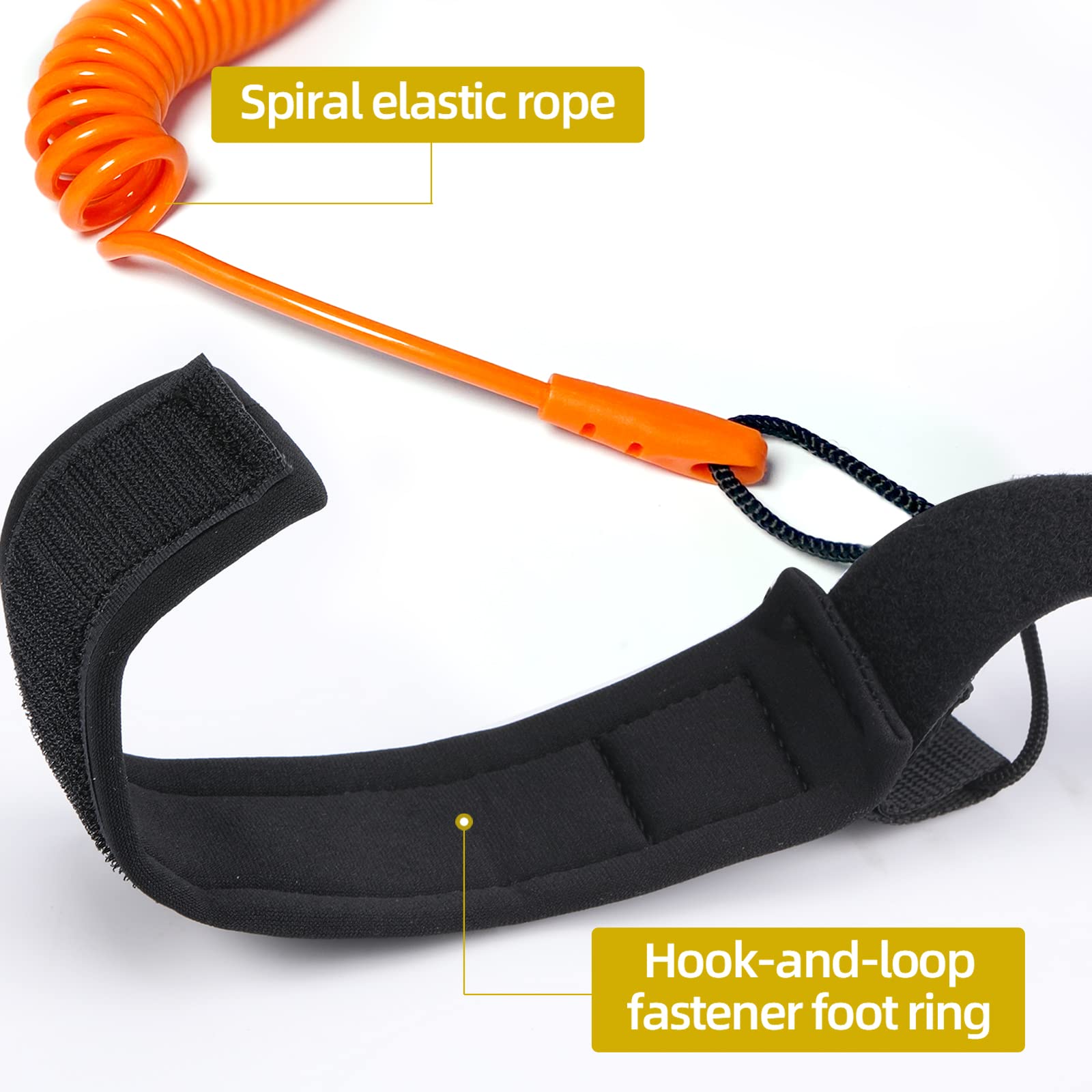Surf Leash TPU Correa Tobillo para Stand Up Paddle Kayak Sup
