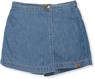 KiddoPanti Girls Denim Over Lap Shorts Price In India
