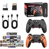 20000+ Games,2025 Retro Home Game Console Wireless Double Handle PSP Arcade Double TV Game Console Plug and Play Video Game Stick, HDMI Output TV(64G)