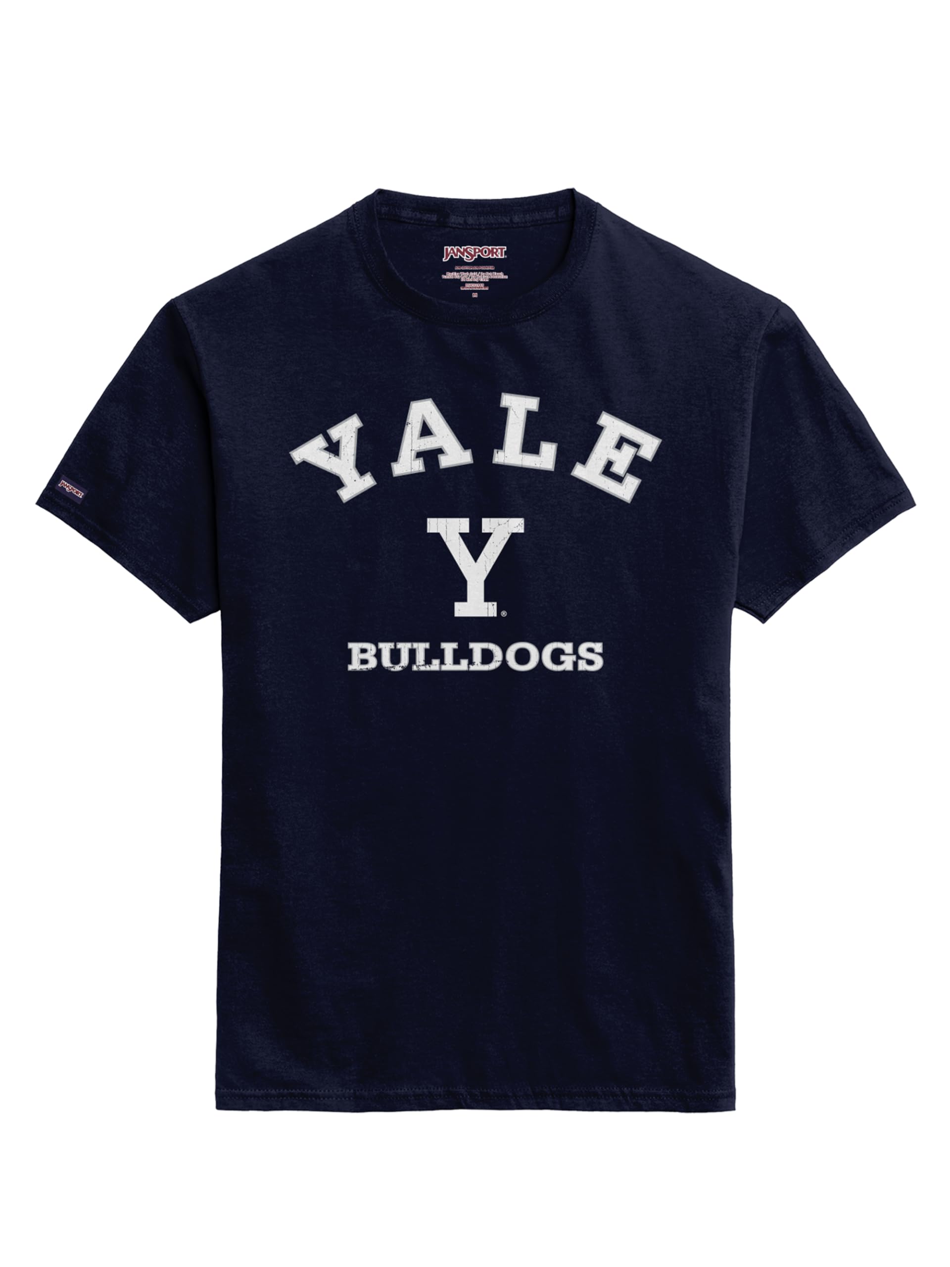 JanSport NCAA Officially Licensed Campus Short Sleeve T Shirt for Men, Soft &amp; Breathable Pre-Shrunk Cotton Crewneck T Shirt