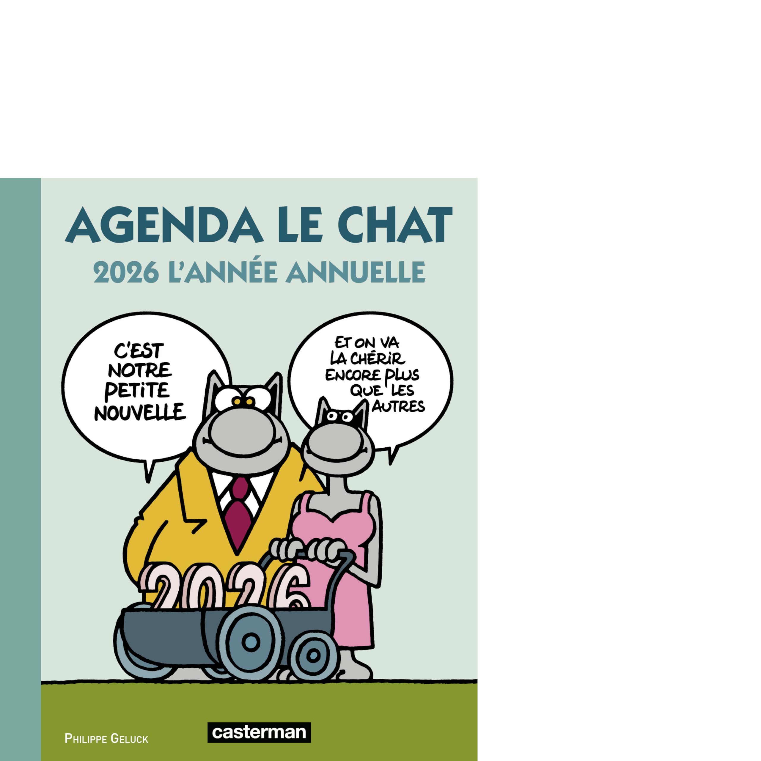 Le Chat - Agenda Le Chat 2026: L'année annuelle