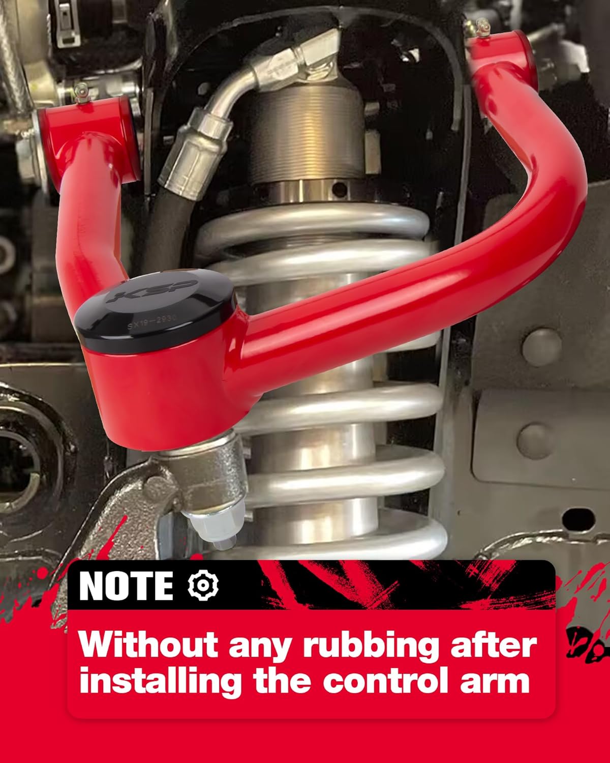 KSP Bronco Front Upper Control Arms, 1-4" Adjustable Control Arm Replace Factory UCA Compatible with Bronco 2021+Up,Aftermarket Steel Control Arm