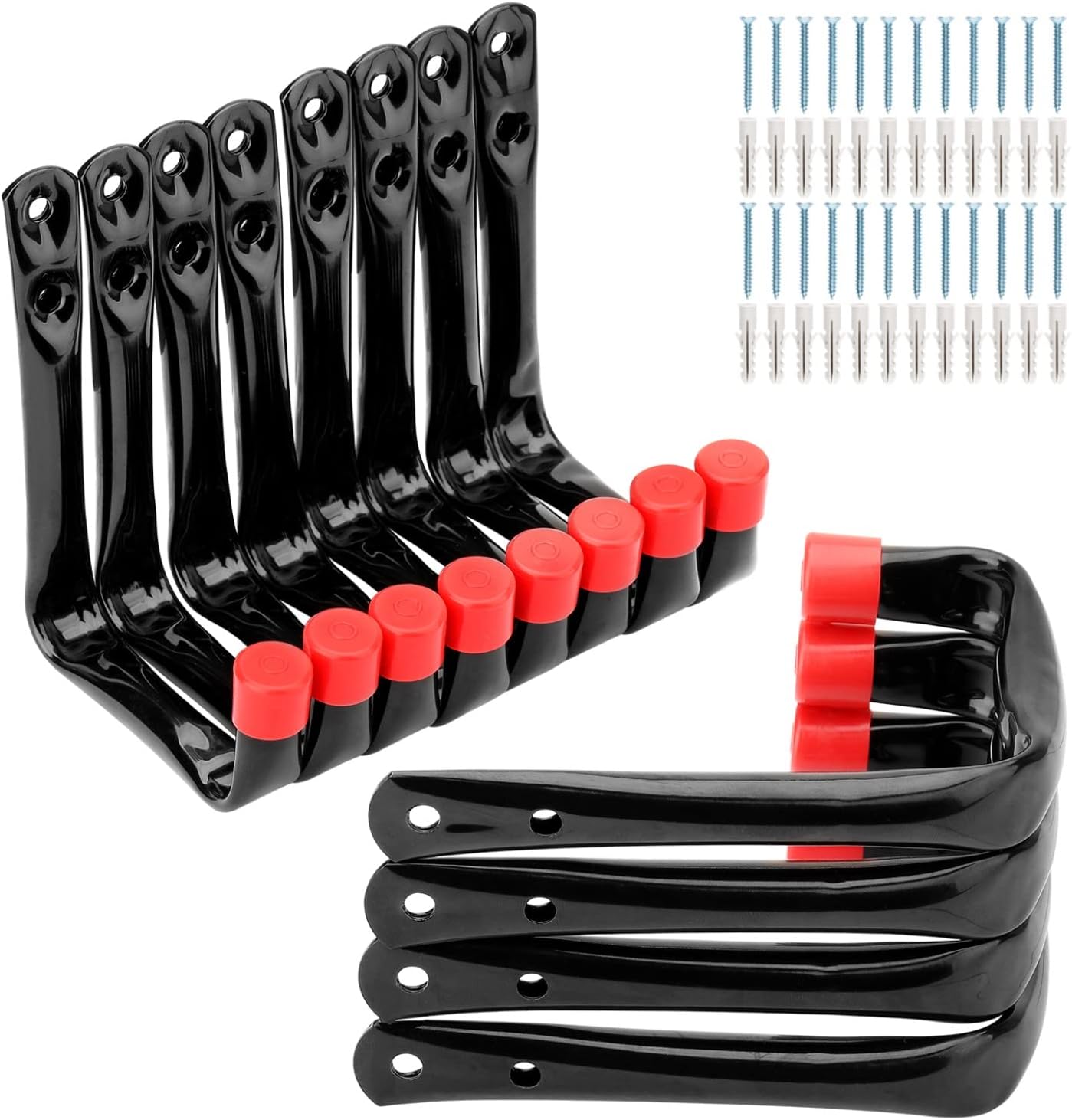 9cm Garage Hooks, Pack of 12