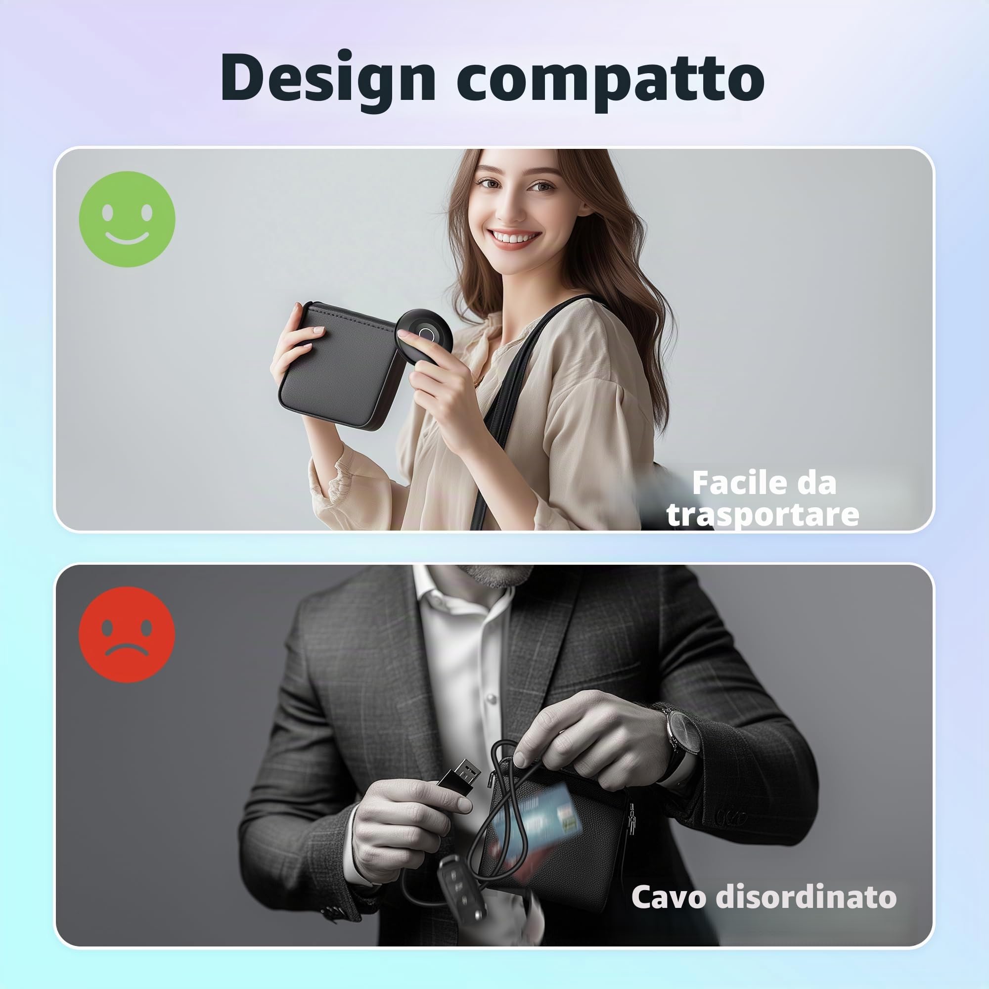 2026 MpioLife 4k Wireless HDMI Dongle per TV- 2.4/5G Miracast WI-FI HDMI senza fili Adapte, Plug & Play, Wireless Receiver DLNA Airplay Mirror Video per Phone i-OS Android Mac PC to HDTV Proiettore