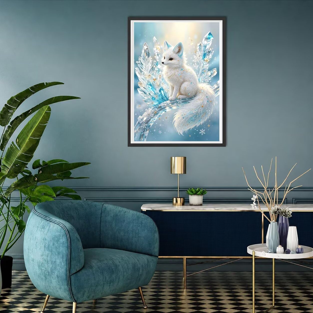 5D Diamond Painting Kit Completo Volpe Pittura Diamante DIY 60x80-1306