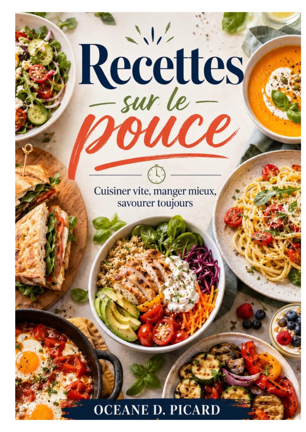 Recettes sur le pouce: Cuisiner vite, manger mieux, savourer toujours