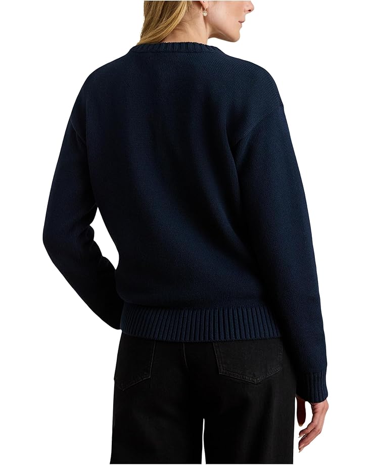 Lauren Ralph Lauren Intarsia-Knit Dog Cotton Sweater - #2 of 3