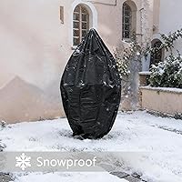 Vista 6 de Cubierta para fuente de agua de jardín, estatua de patio, protector de muebles para exteriores, impermeable, a prueba de polvo, anti UV, resistente