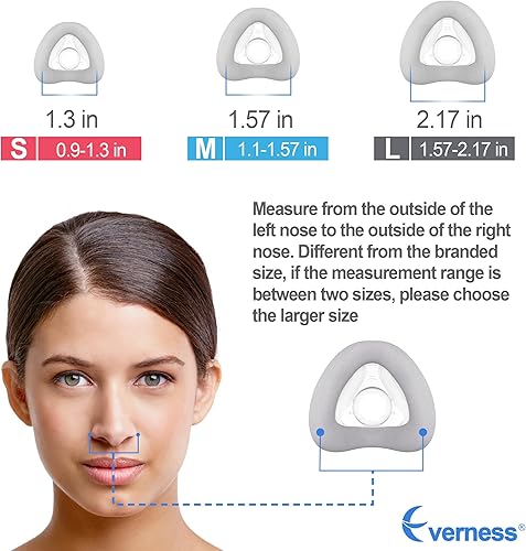 Miniatura 5 de Everness (M) - Paquete de 2 cojines de repuesto (M) para AirTouch N20, comodidad optimizada y sellado seguro con espuma viscoelástica (nueva