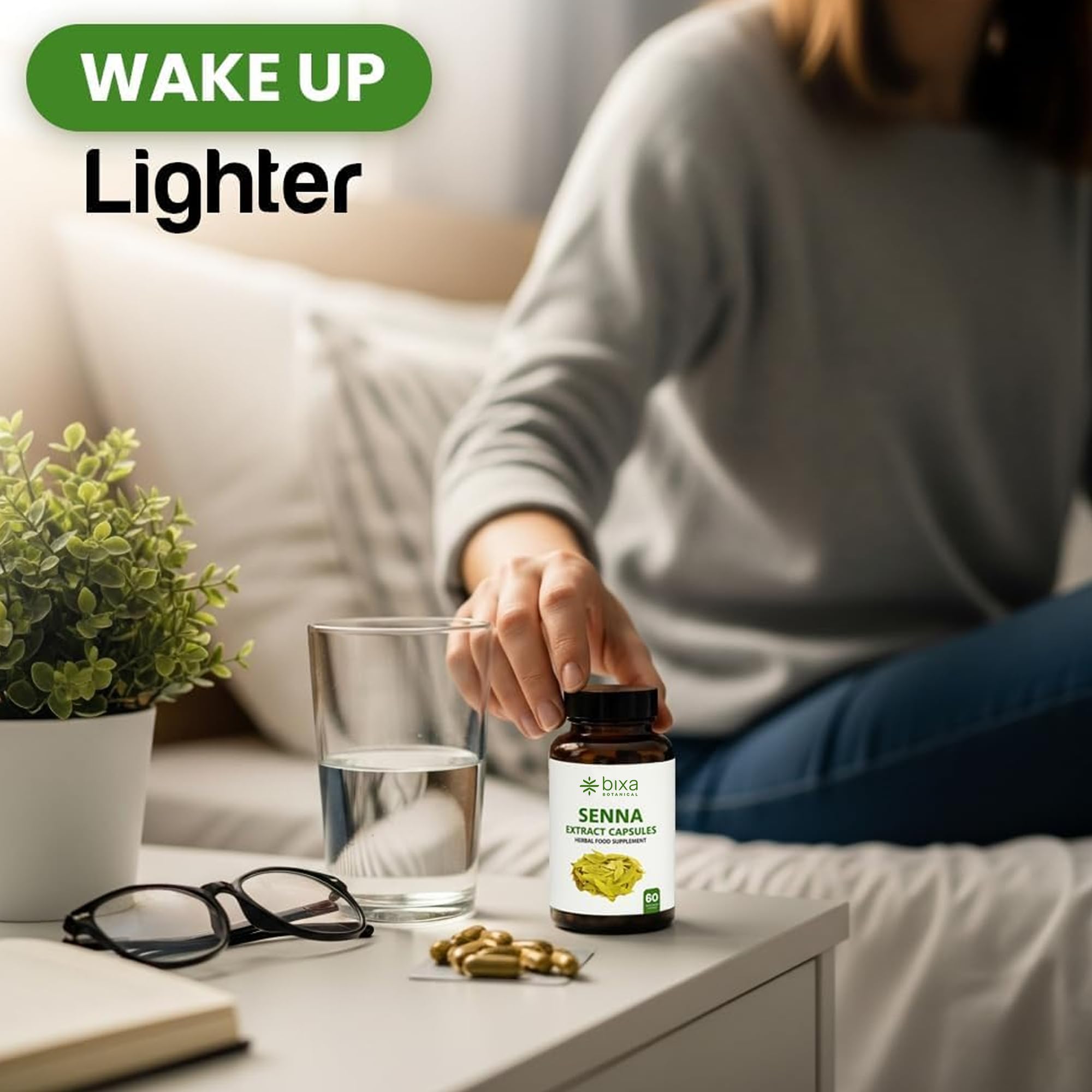 Amazon.com: bixa BOTANICAL Senna Leaves Extract Capsules | Natural