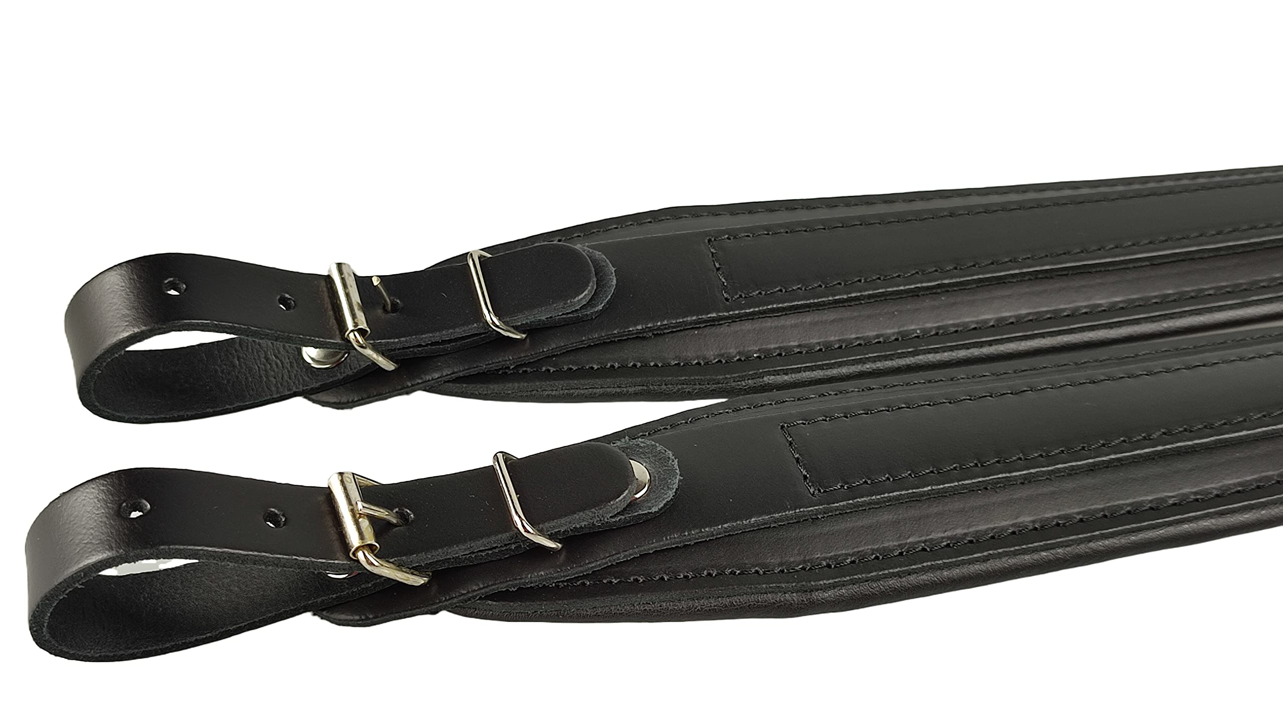 Belti Cintura a fisarmonica in pelle di alta qualità 6 cm tracolla max fino a 120 bassi