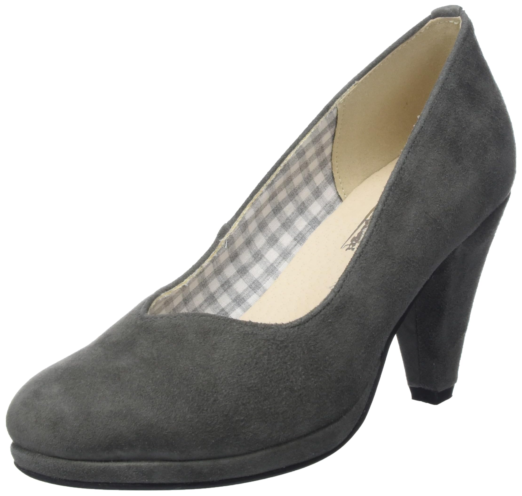 HIRSCHKOGEL Women's Court Shoes, Anthracite, 39, Charcoal, 7 UK