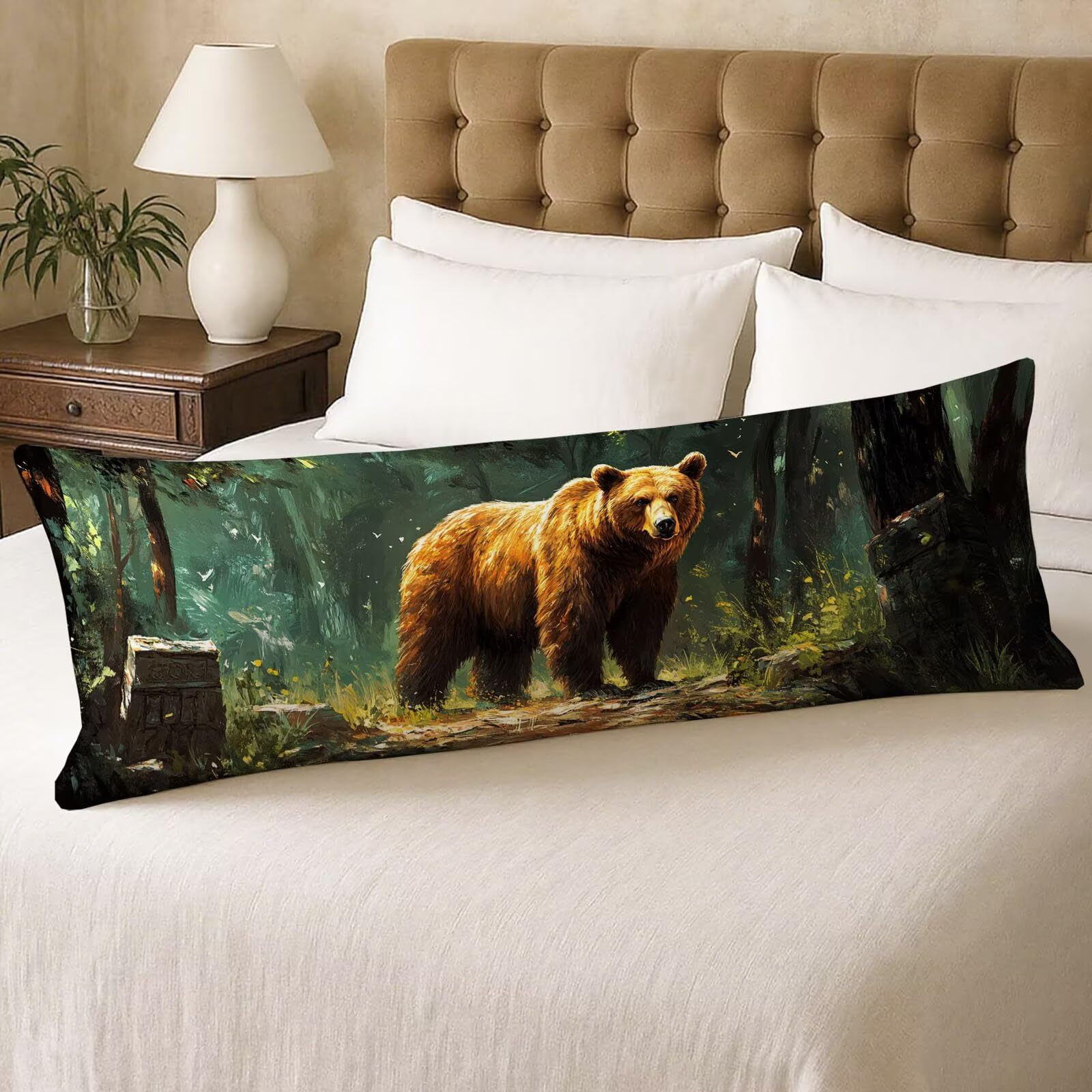U00-112 poszewki na poduszki w kolorze pomarańczowym, 60 x 180 cm, miękkie, aksamitne, prostokątne, dekoracyjne poszewki na poduszki, dwustronny nadruk, ukryty zamek błyskawiczny, na sofę