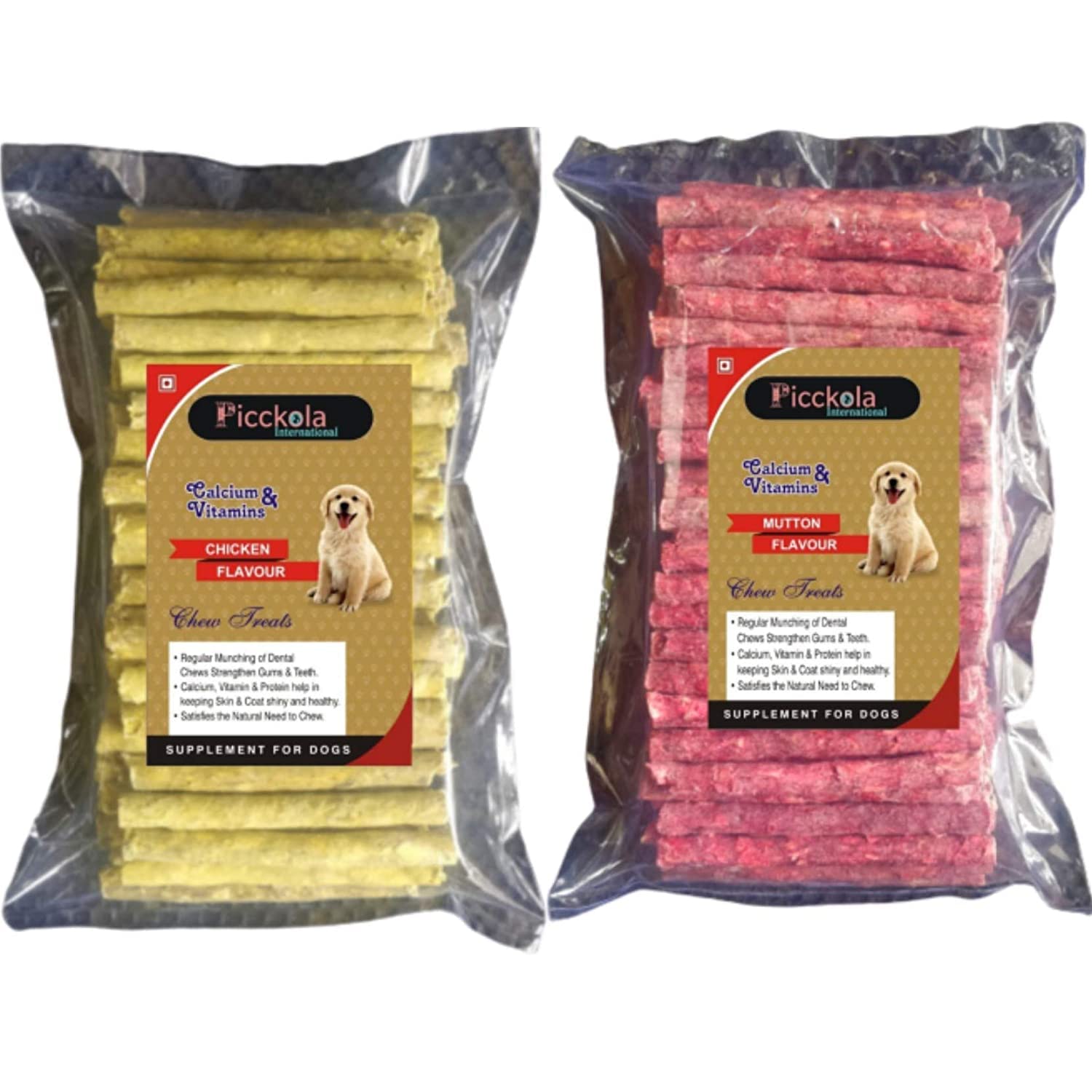 Picckola International® Dog Chew Sticks (Chicken Flavor X 500G+ Mutton Flavor X 500G) Munchy Sticks Dog Treat Puppy Chew Sticks (B0BNBCCVB1) Amazon Price History, Amazon Price Tracker