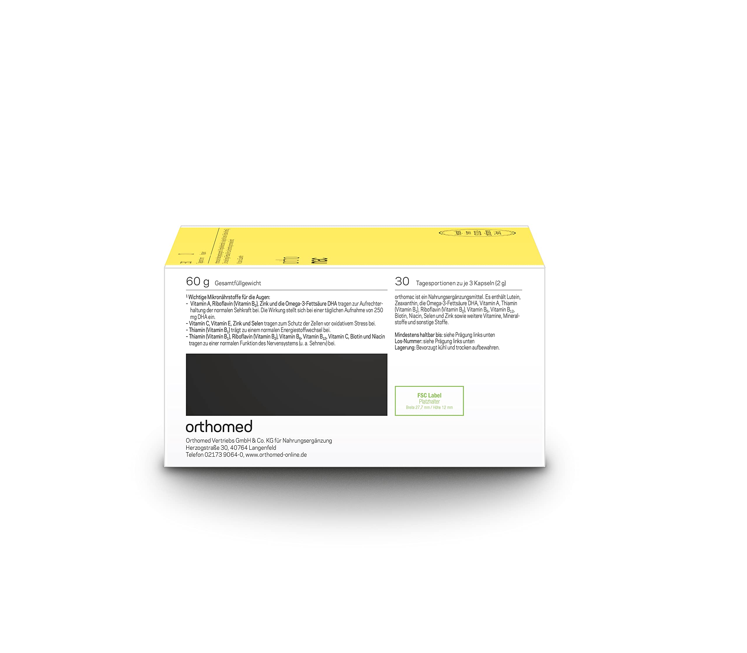 orthomac® Kapseln 30 Tagesportionen (66g)