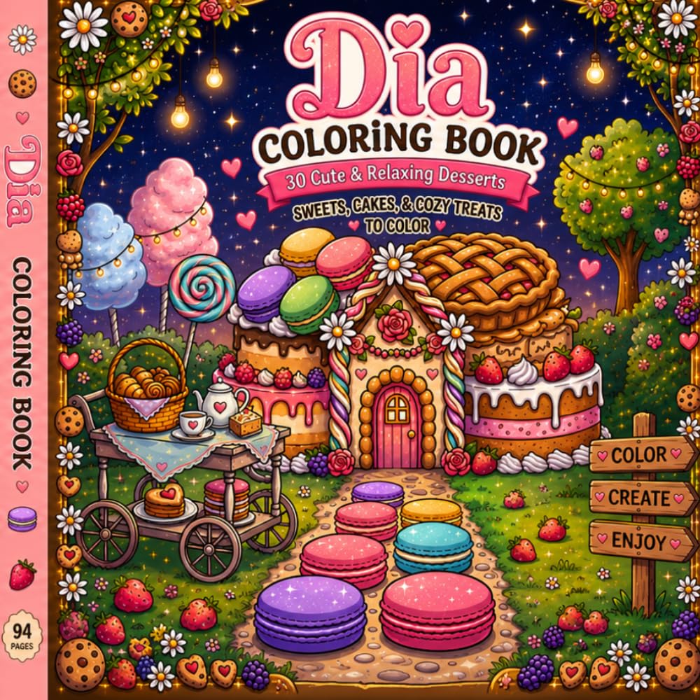 DIA Coloring Book livre de coloriage contre les écrans pour stimuler l'imagination des enfants