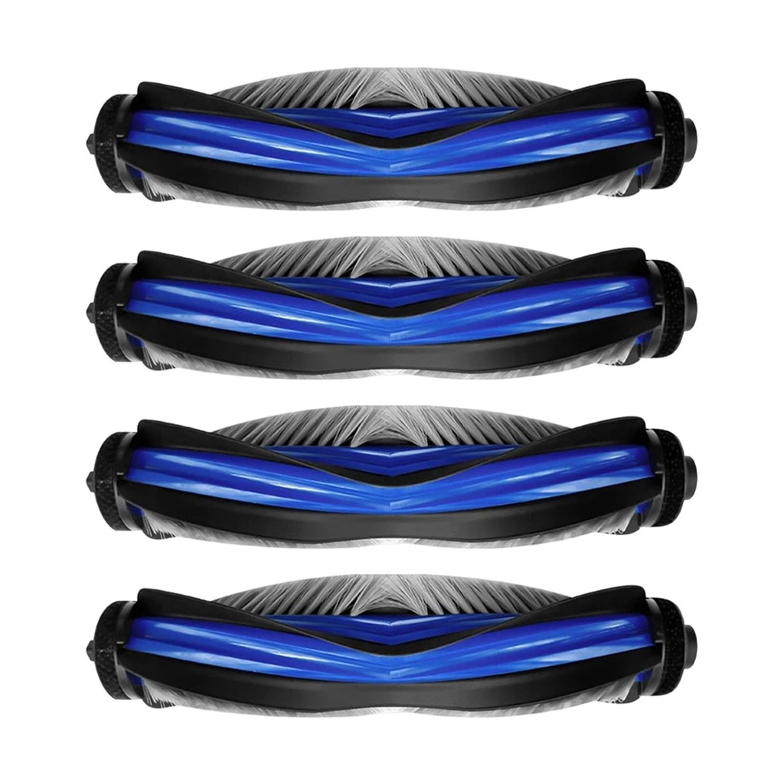 CJXYOPLAMFS Replacement Main Brush ，Compatible For Ecovacs，Compatible For Deebot， T30C T50 Pro For OMNI T80 X8 Robot Vacuum Cleaner Nylon Roller Sweeping Parts(4pcs)
