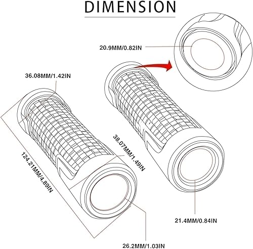 Miniatura 2 de Accesorios de motocicleta de 22 mm78 pulgadas, accesorios para manillar de motocicleta, empuñaduras para BMW F650GS F650CS G650GS F650 GSCS G650 GS