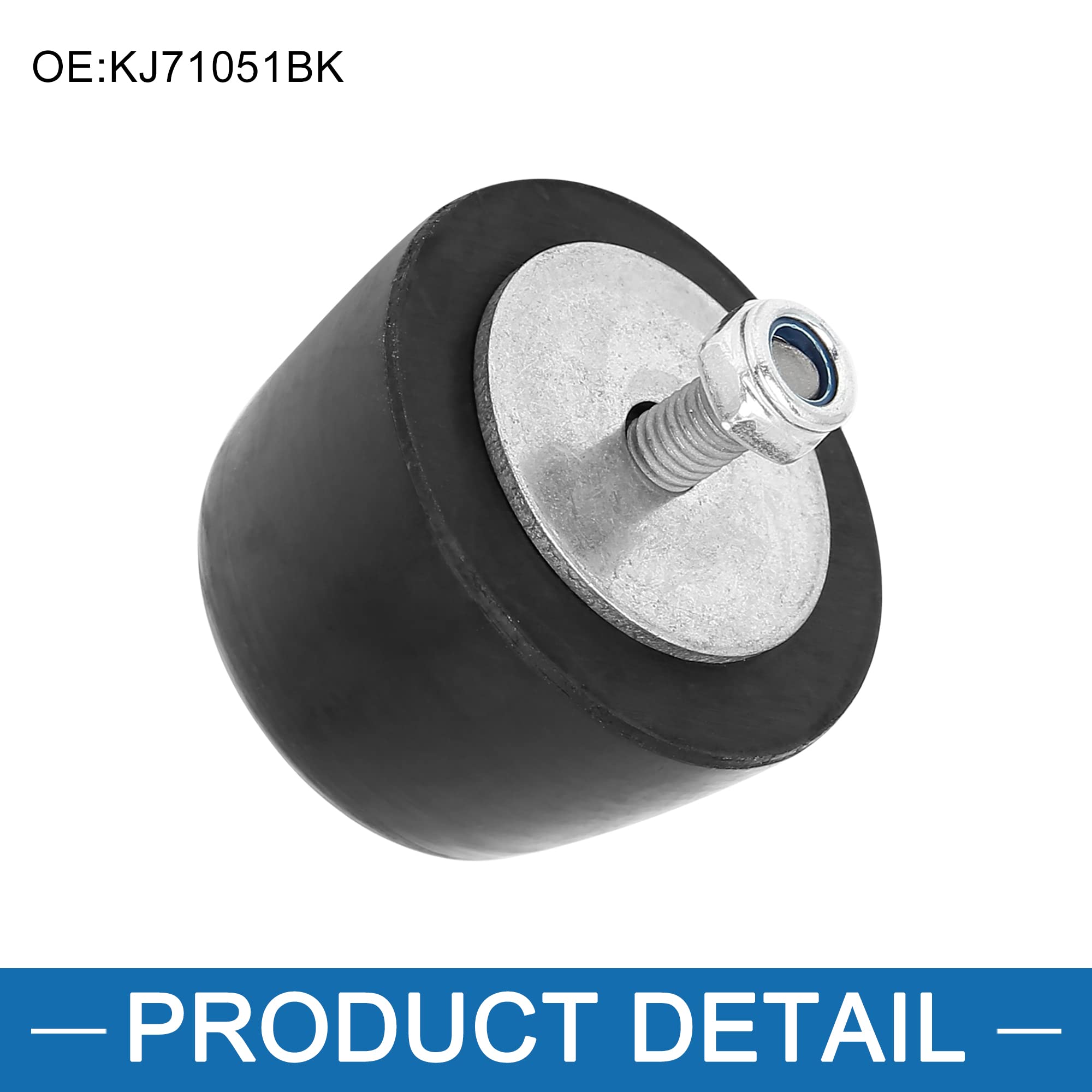 A ABSOPRO Paraurti Cofano Bump Stop KJ71051BK per per Jeep Wrangler JK (Set of 2)