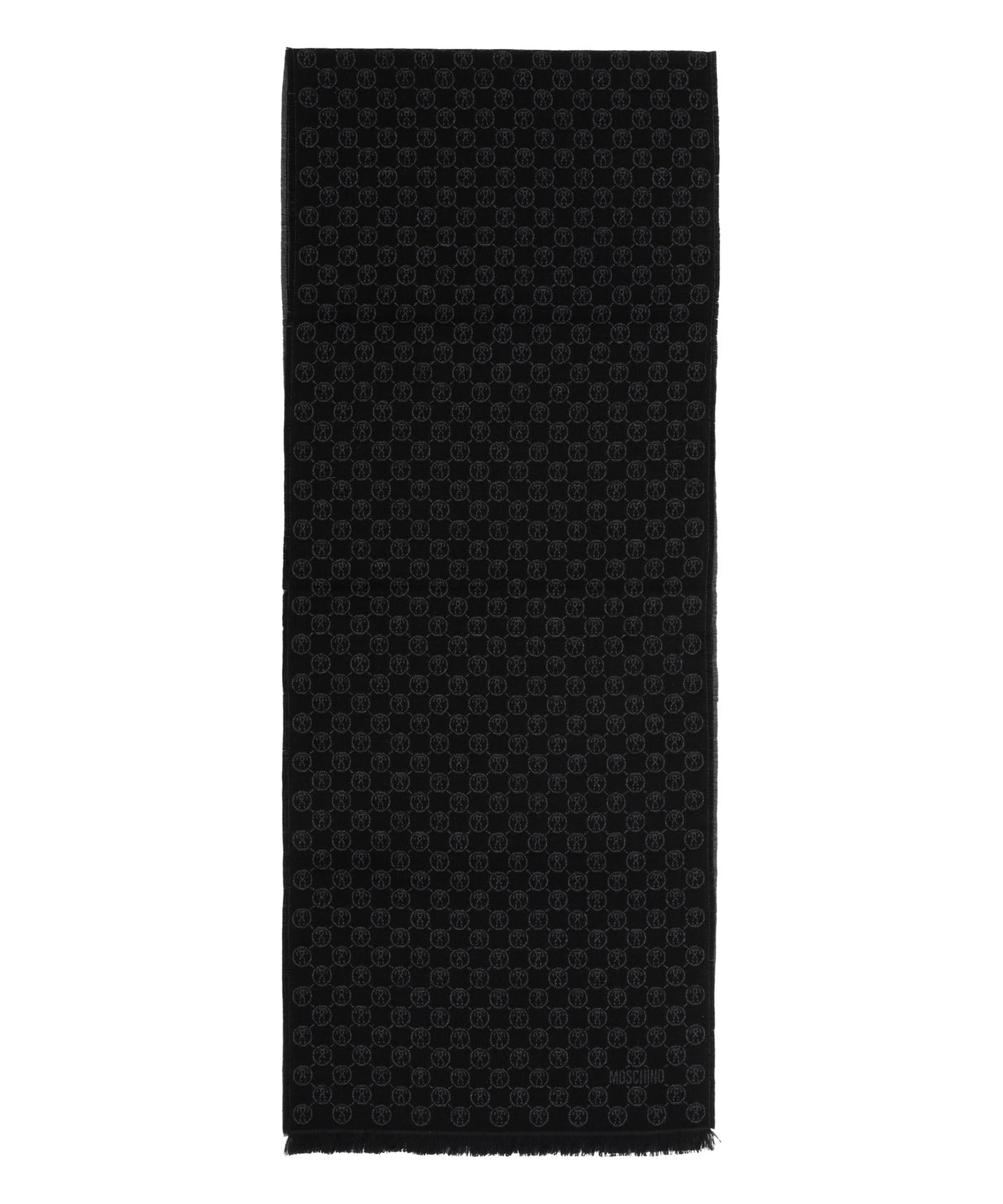 MOSCHINO SCIARPA 100% LANA DIM. 37 X190 cm