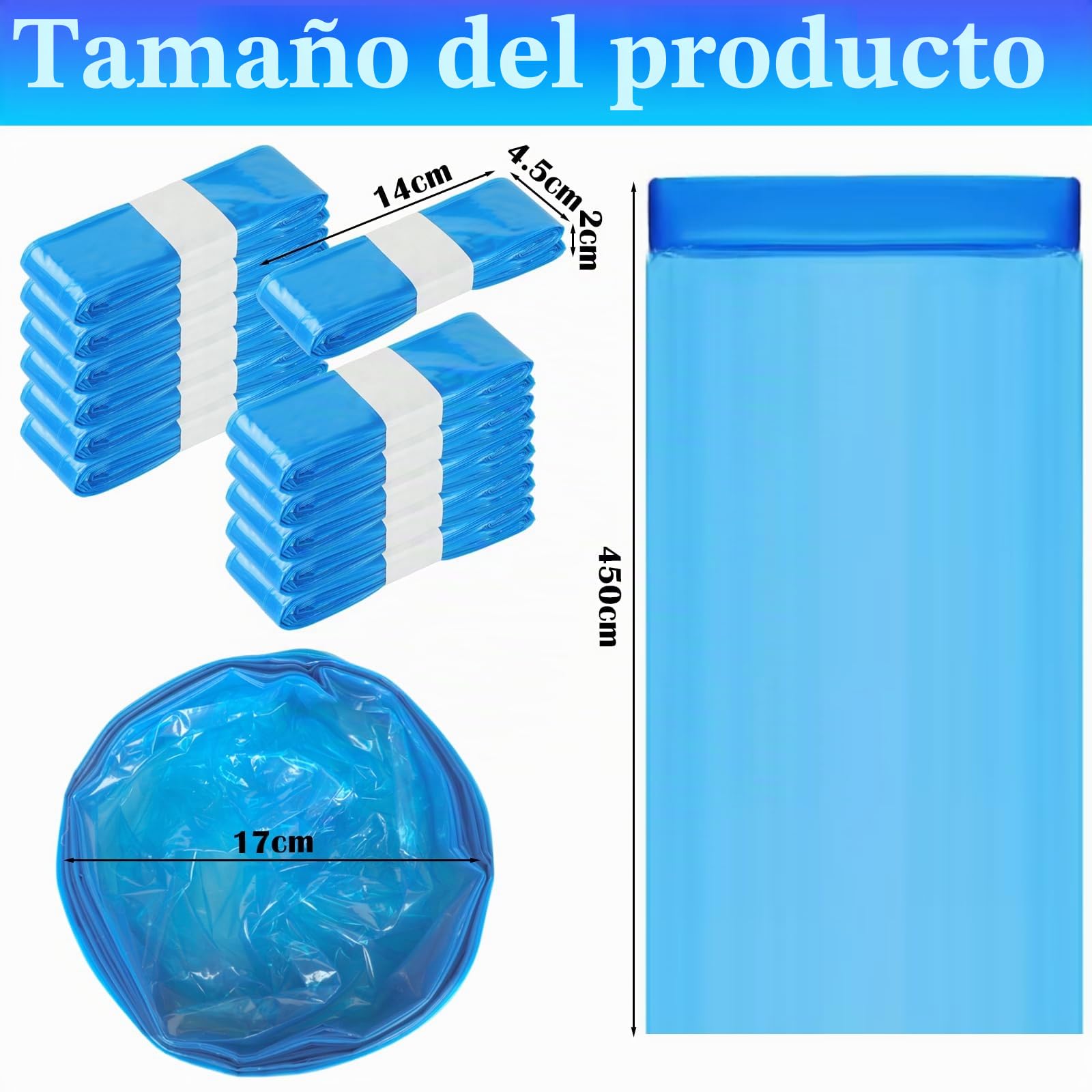 12 Piezas Recambios Contenedor de Pañales, 4.5M Bolsa de Relleno para Papelera Pañales Bebe, Anti-Olor Engrosada, Compatible con Angelcare, Tommee Tippee, LitterLocker