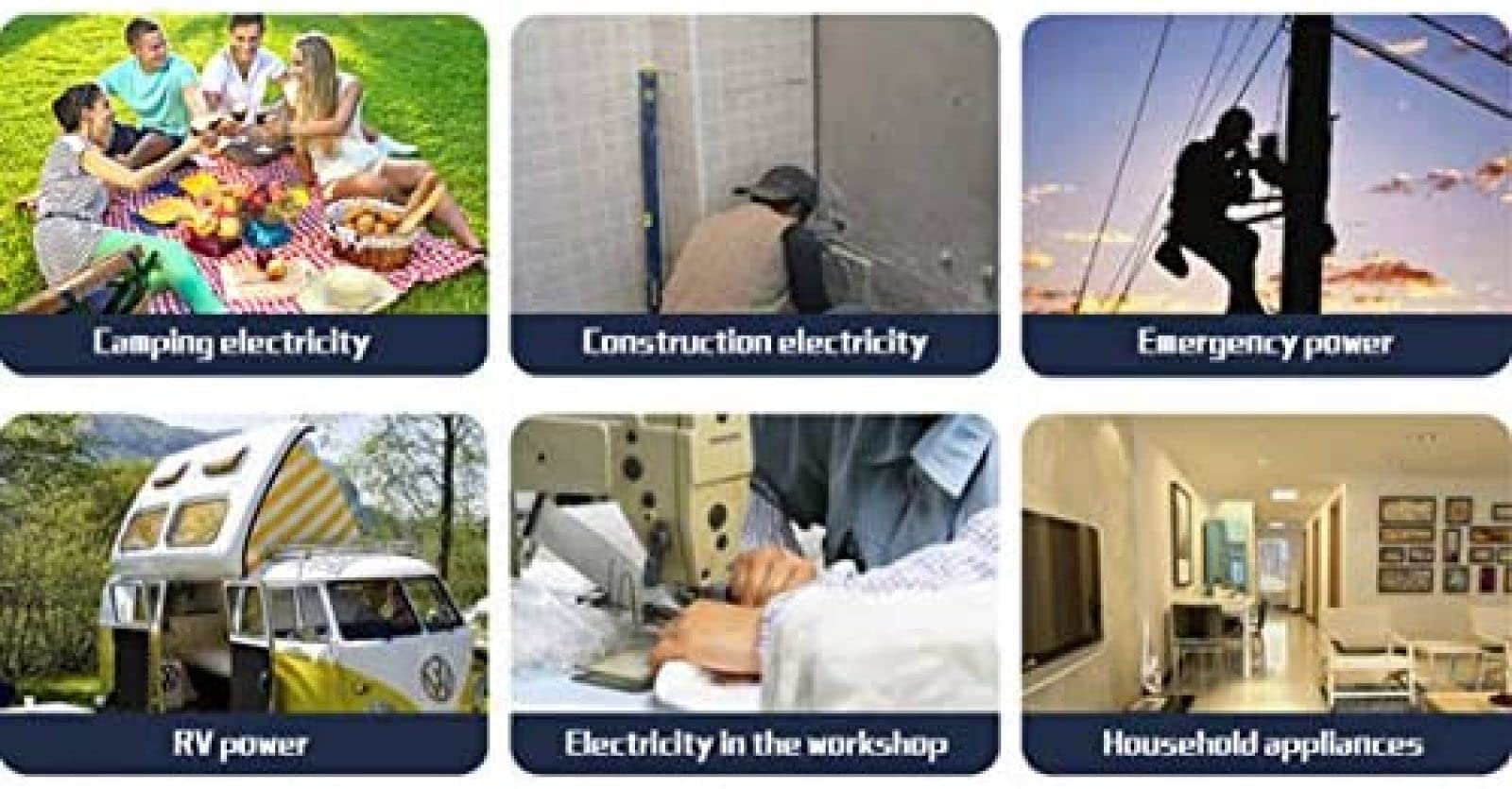 Die Inverter Generator - 3000w, 3kva, 220v, Simplex, Quiet Mini Household Emergency Generator, Gasoline Natural Gas Liquefied Gas Supply,Constructive23