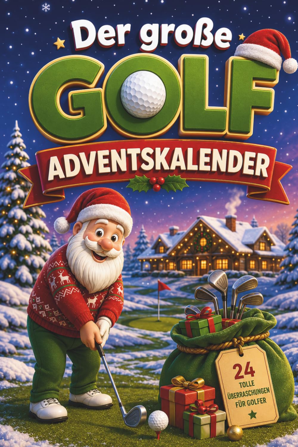 Der große Golf-Adventskalender: 24 Tage voller Rätsel, Fakten, Quiz & Mitmachseiten